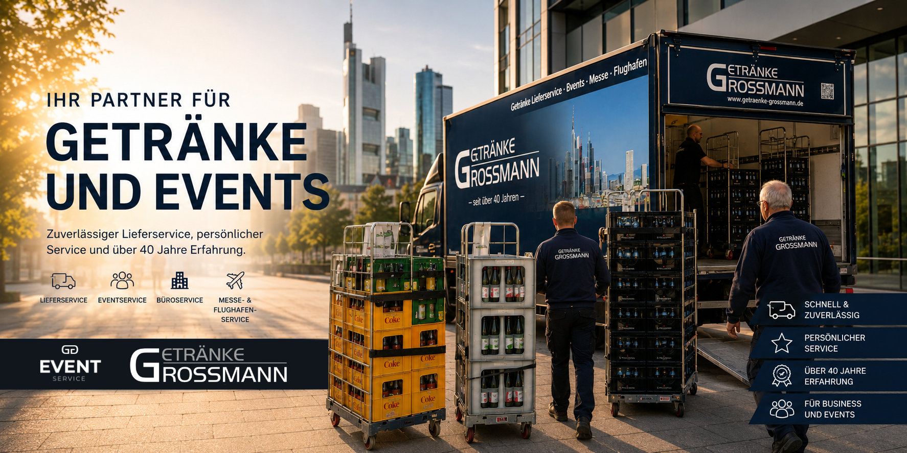 Getränke Anlieferung Frankfurt